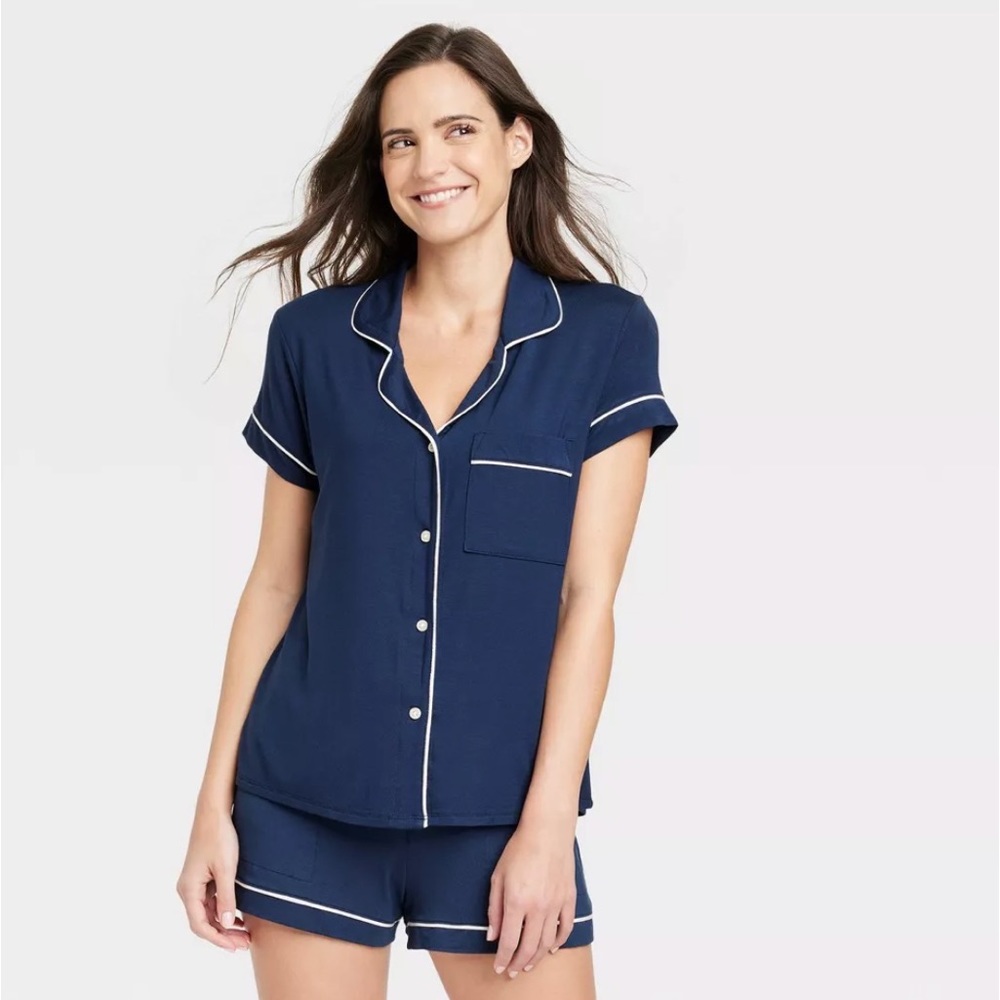 Target Navy Pajama Shorts
